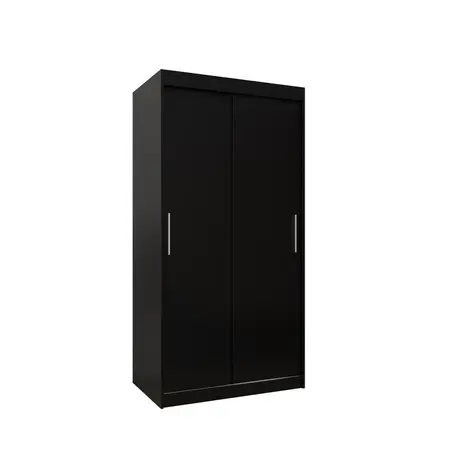 Buy Tokyo Sliding Door Wardrobe 100cm, Colour: Oak Artisan, Item Width: 100, 5 from Furnituretta
