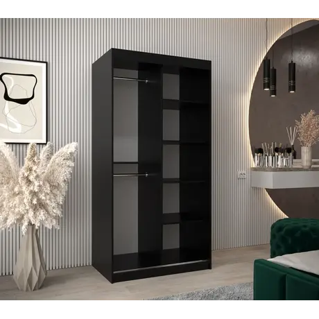 Buy Tokyo III Sliding Door Wardrobe 100cm, Colour: Oak Artisan, Item Width: 100, 11 from Furnituretta