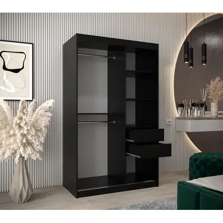 Buy Tokyo I Sliding Door Wardrobe 120cm, Colour: Oak Artisan, Item Width: 120, 12 from Furnituretta