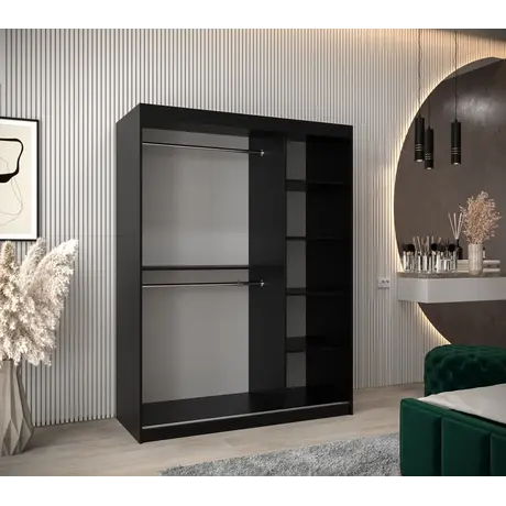 Buy Tokyo I Sliding Door Wardrobe 150cm, Colour: Oak Artisan, Item Width: 150, 11 from Furnituretta