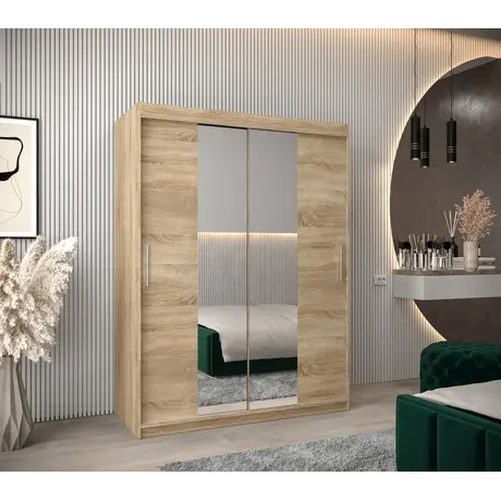 Buy Tokyo I Sliding Door Wardrobe 150cm, Colour: Oak Artisan, Item Width: 150, 14 from Furnituretta