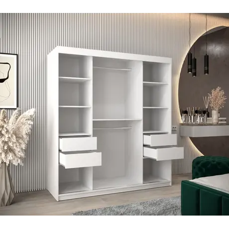 Buy Tokyo II Sliding Door Wardrobe 180cm, Colour: Oak Artisan, Item Width: 180, 8 from Furnituretta