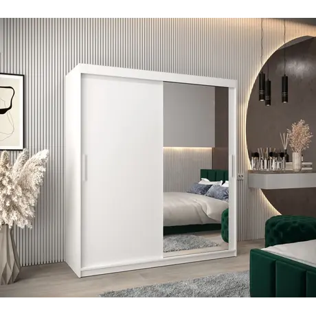 Buy Tokyo II Sliding Door Wardrobe 180cm, Colour: Oak Artisan, Item Width: 180, 6 from Furnituretta