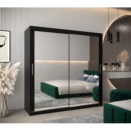 Buy Tokyo III Sliding Door Wardrobe 200cm, Colour: Oak Artisan, Item Width: 200, 10 from Furnituretta