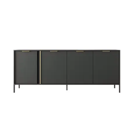 Buy Lars Sideboard Cabinet 4 Shelves & 4 Doors 203cm, 3 from Furnituretta