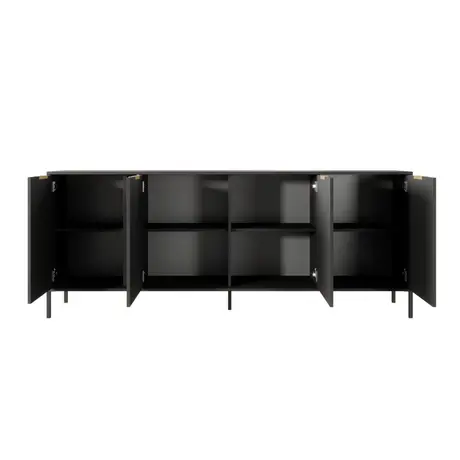 Buy Lars Sideboard Cabinet 4 Shelves & 4 Doors 203cm, 4 from Furnituretta