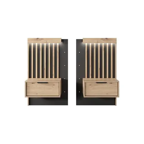 Buy Tally Bedside Tables 51cm [Set Of Two], 3 from Furnituretta