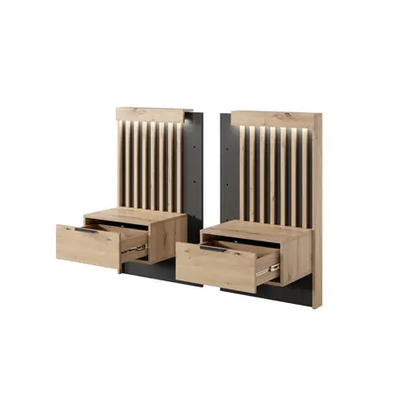 Buy Tally Bedside Tables 51cm [Set Of Two], 2 from Furnituretta