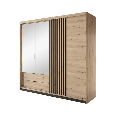 Buy Tally Hinged Door Wardrobe 220cm from Furnituretta