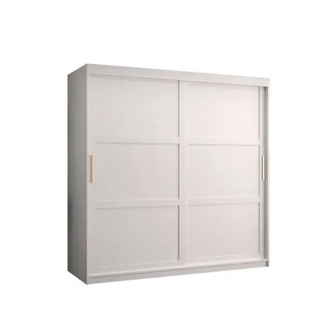 Buy Ramiro I Sliding Door Wardrobe 180cm, Colour: White, Item Width: 180 from Furnituretta
