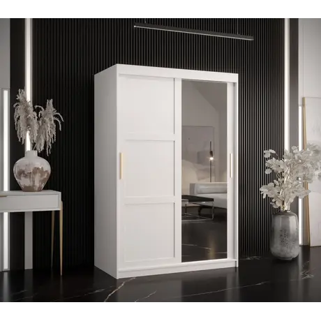 Buy Ramiro II Sliding Door Wardrobe 120cm, Colour: White, Item Width: 120, 7 from Furnituretta