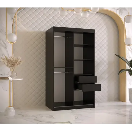 Buy Ramiro I Sliding Door Wardrobe 100cm, Colour: White, Item Width: 100, 8 from Furnituretta