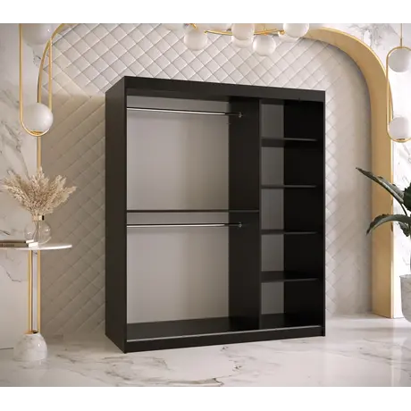 Buy Ramiro II Sliding Door Wardrobe 150cm, Colour: White, Item Width: 150, 3 from Furnituretta