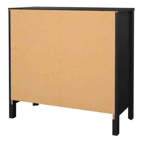 Buy Stylish Madrid Chest: 3 Drawers in Matt Black, 5 from Furnituretta