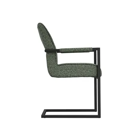 Buy The Cleaver Dining Chair with Arms in Desert Sage Fabric, Colour: Desert Sage, 4 from Furnituretta