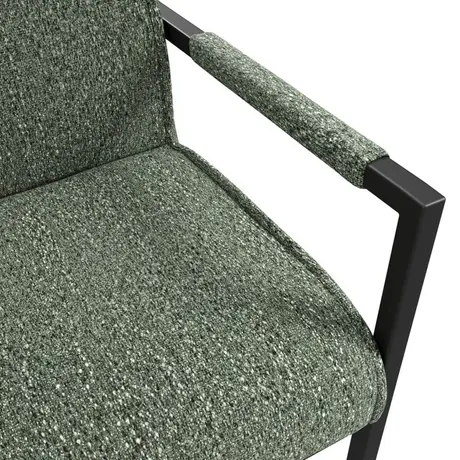 Buy The Cleaver Dining Chair with Arms in Desert Sage Fabric, Colour: Desert Sage, 6 from Furnituretta