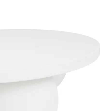 Buy Kenji Coffee Table in White Concrete Finish, Colour: White, Item Width: 90, 5 from Furnituretta