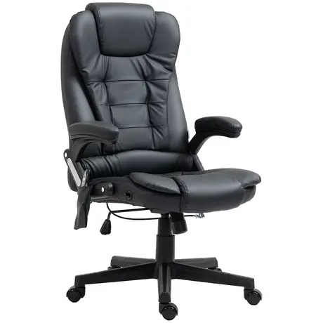 Buy Homcom Massage Chair with Heat, High Back PU Leather from Furnituretta
