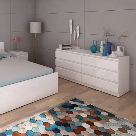 Buy Add Elegance to Your Space with Naia Wide Chest of Drawer, 5 from Furnituretta