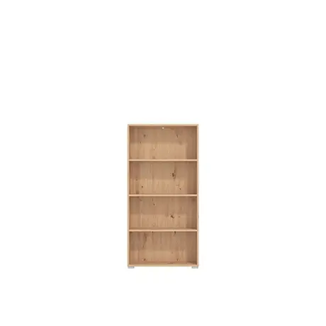 Buy Thorne Slim Low Short Bookcase in Artisan Oak, Colour: Artisan Oak, Item Width: 70, 2 from Furnituretta