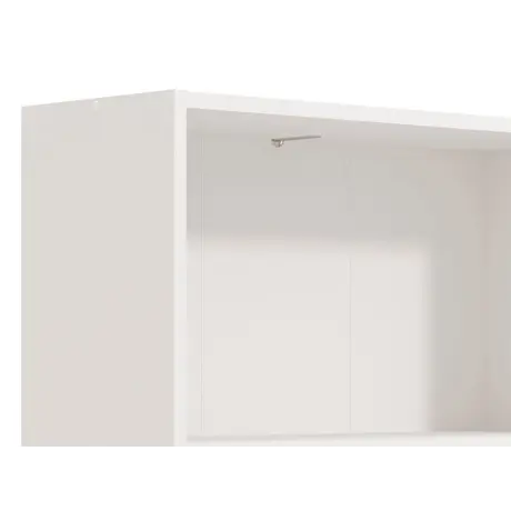 Buy Thorne Slim 211.5cm Tall Bookcase in White, Colour: White, Item Width: 70, 4 from Furnituretta