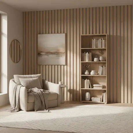 Buy Thorne Slim 176.5cm Tall Bookcase in Artisan Oak, Colour: Artisan Oak, Item Width: 70, 9 from Furnituretta