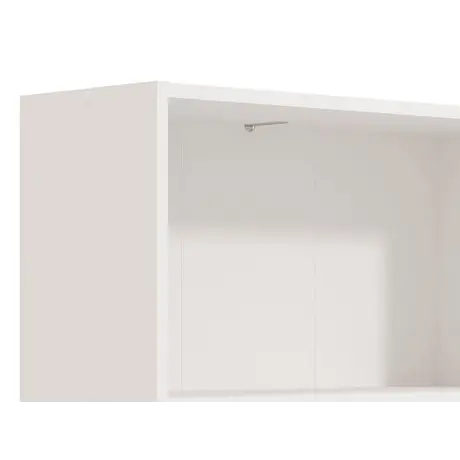 Buy Thorne Slim 176.5cm Tall Bookcase in White, Colour: White, Item Width: 70, 4 from Furnituretta