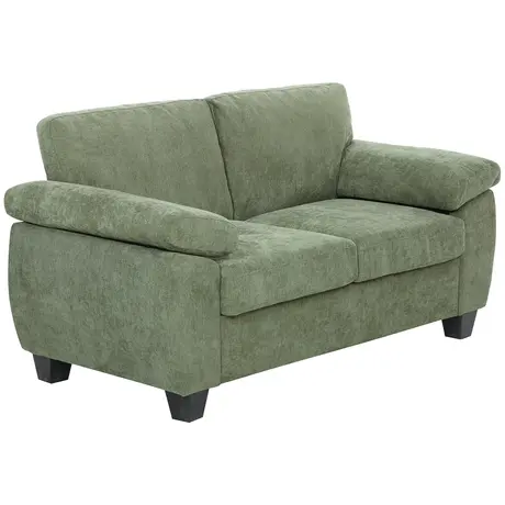 Buy HOMCOM 2 Seater Chenille Loveseat Sofa in Dark Green, Colour: Dark Green, Item Width: 156, 10 from Furnituretta