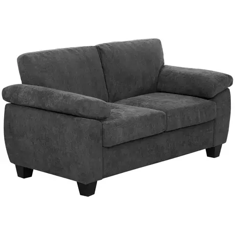 Buy HOMCOM 2 Seater Chenille Loveseat Sofa in Dark Grey, Colour: Dark Grey, Item Width: 156, 10 from Furnituretta