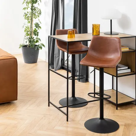 Buy I_Oregon Bar Stool in Brown, 5 from Furnituretta