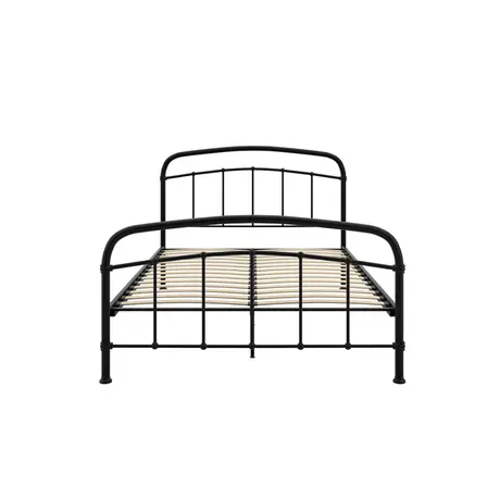 Buy Halston Black Metal Bed – King (5ft), Colour: Black, Bed Size: King (5ft), 3 from Furnituretta