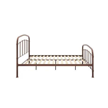 Buy Halston Copper Metal Bed – King (5ft), Colour: Copper, Bed Size: King (5ft), 5 from Furnituretta