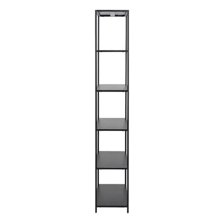 Buy Matt Black Bookcase: 5 Shelves for All Your Needs, 4 from Furnituretta