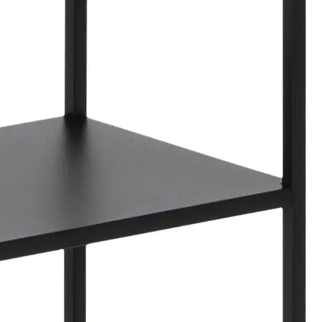 Buy Matt Black Bookcase: 5 Shelves for All Your Needs, 7 from Furnituretta