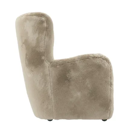 Buy Bear Coyote Faux Fur Occasional Chair, 4 from Furnituretta