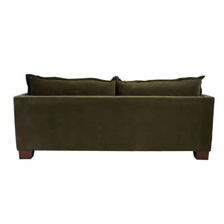 Buy Suffolk Olive 3 Seater Sofa in Chenille with Oxford‑Edge Cushions, 4 from Furnituretta