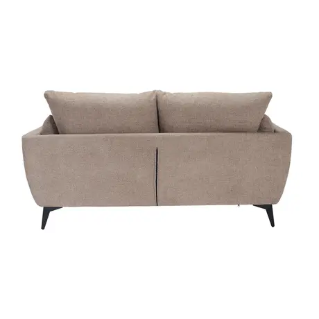 Buy Carter Taupe 2 Seater Sofa in Dark Neutral Textured Fabric, 4 from Furnituretta