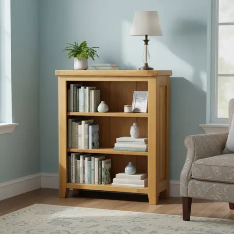 Buy Acorn Solid Oak Small Bookcase, 2 from Furnituretta