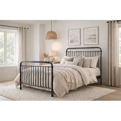 Buy Rose Black Chrome Single Metal Bed Frame (3ft), Colour: Black Chrome, Bed Size: Single (3ft), Item Width: 100, 3 from Furnituretta