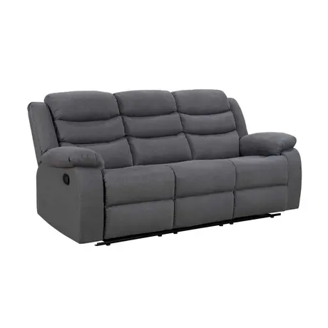 Buy Relax in Style: Turin Recliner Grey Dark Fabric from Furnituretta
