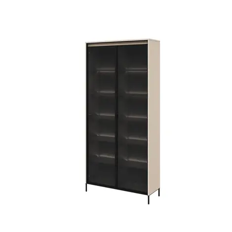 Trend TR-07 Tall Display Cabinet 92cm, Colour: Beige, Width: 34 for sale Buy Trend TR-07 Tall Display Cabinet 92cm, Colour: Beige, Width: 34 from Furnituretta