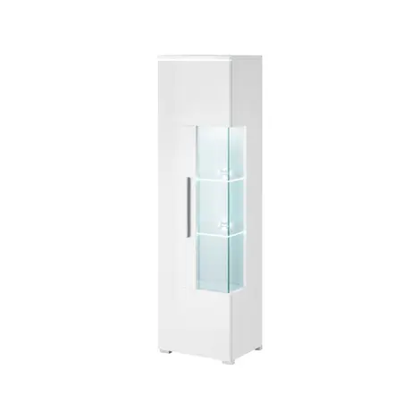Buy India 05 Tall Display Cabinet, Colour: White, Width: 45 from Furnituretta
