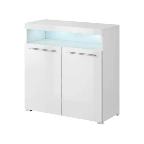 Buy India 45 Sideboard Cabinet, Colour: White, Width: 91 from Furnituretta