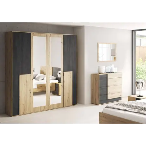 Buy Bafra Hinged Door Wardrobe 200cm from Furnituretta