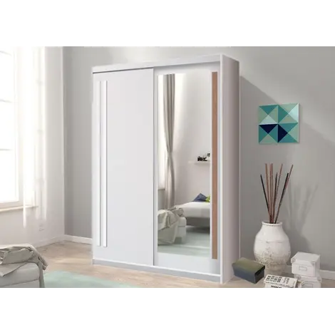 Effect 2 Sliding Door Wardrobe 175cm, Colour: Anderson Pine, Width: 175 for sale Buy Effect 2 Sliding Door Wardrobe 175cm, Colour: Anderson Pine, Width: 175 from Furnituretta
