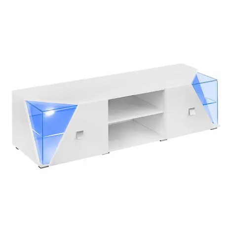Buy Edge TV Cabinet in White Gloss from Furnituretta