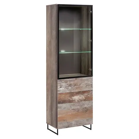 Buy Plank Tall Display Cabinet from Furnituretta
