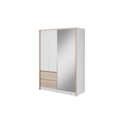 Buy Sara Sliding Door Wardrobe 154cm, Colour: Oak Sonoma, Width: 150 from Furnituretta