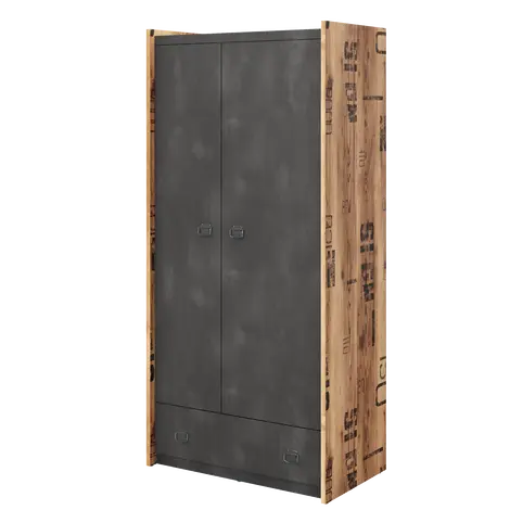 Buy Fargo 02 Hinged Door Wardrobe 90cm from Furnituretta