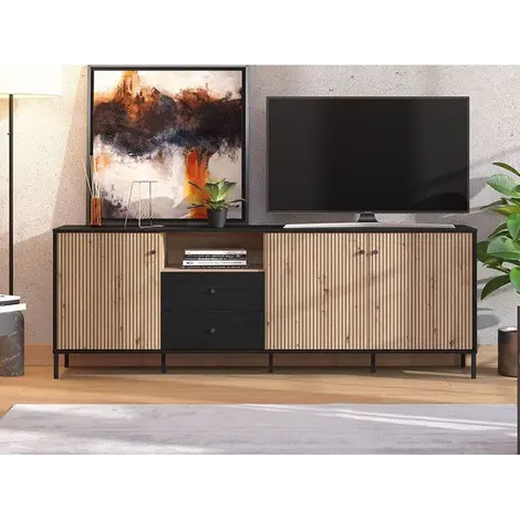 Buy Stylish Clacton Oak Effect TV Unit for Modern Living Rooms from Furnituretta